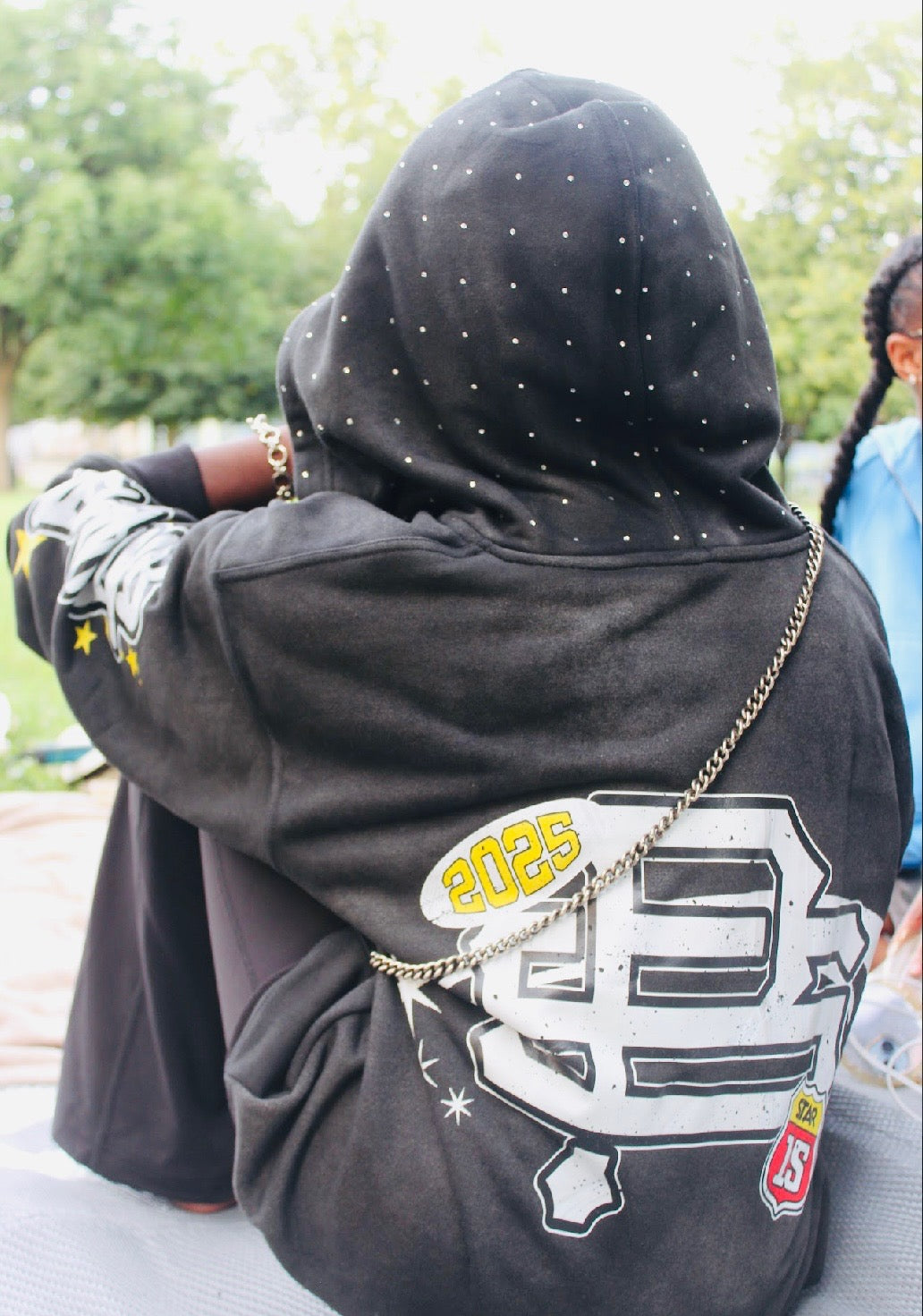 Phenomenal Star Black Zip Up Hoodie