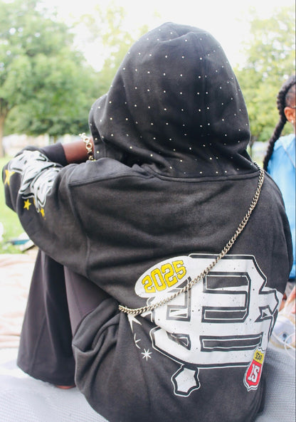 Phenomenal Star Black Zip Up Hoodie