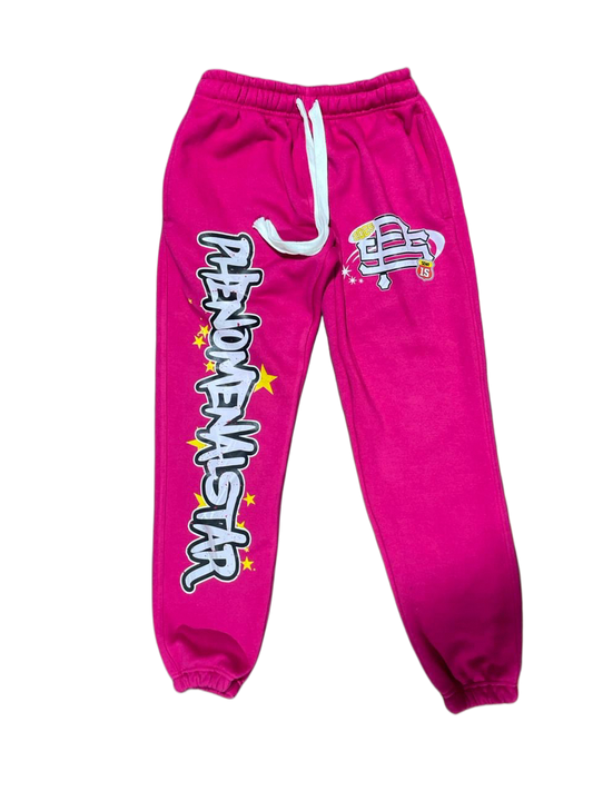 Phenomenal Star Pink Sweatpants