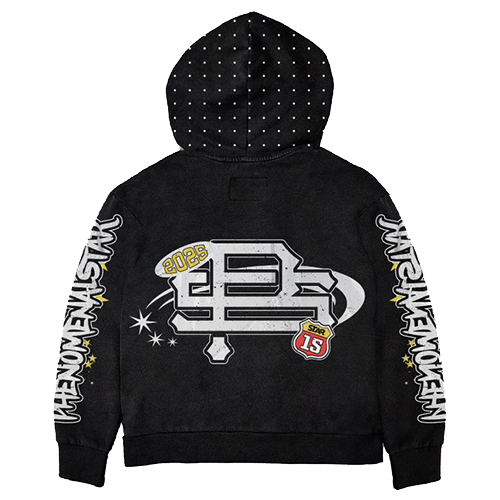 Phenomenal Star Black Zip Up Hoodie